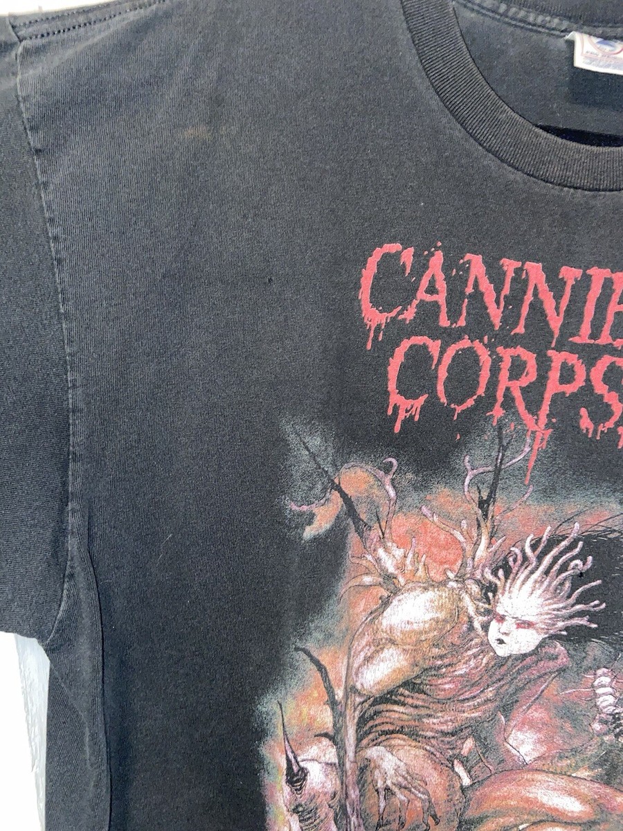 Cannibal Corpse 2001 Spring Neckbreak Tour! Vintage Men's Concert