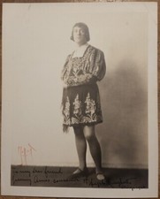 1924 Angelo Minghetti Moffett Chicago Studio 8 x 10 foto comunicato stampa firmata 
