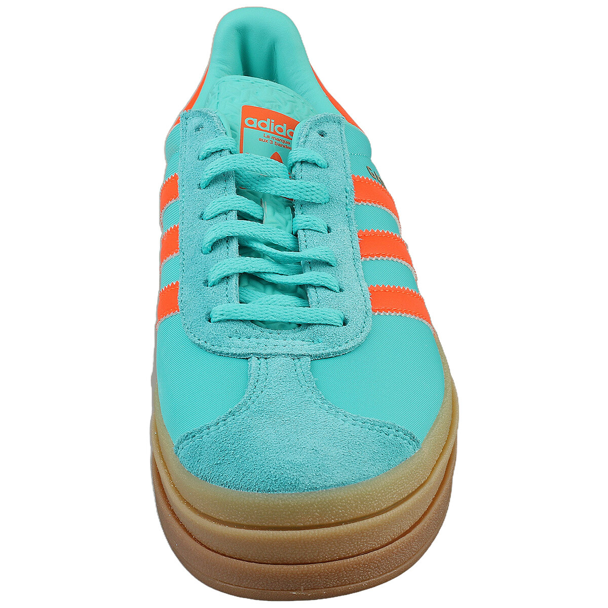 adidas gazelle silver green womens Adidas x Hardies Gazelle Indoor Shoes - Rustic Orange / Collegiate Green /  Gum5 main image 1