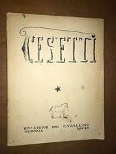GIUSEPPE CESETTI, PITTORE - CURA DI CARLO CARDAZZO - EDIZIONE DEL CAVALLINO 1934