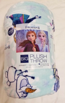 Kohl's The Big One plush throw Disney Frozen II Brand New! Soft, beautiful | eBay