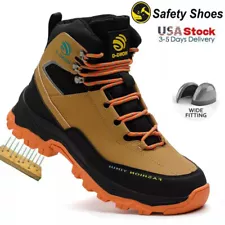 Waterproof Work Boots Mens Safety Shoes Steel Toe Botas De Trabajo Para Hombre