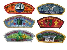 Lot of New Jersey Councils 1/2 Dozen BSA CSPs Mint CSP (BHP1951)