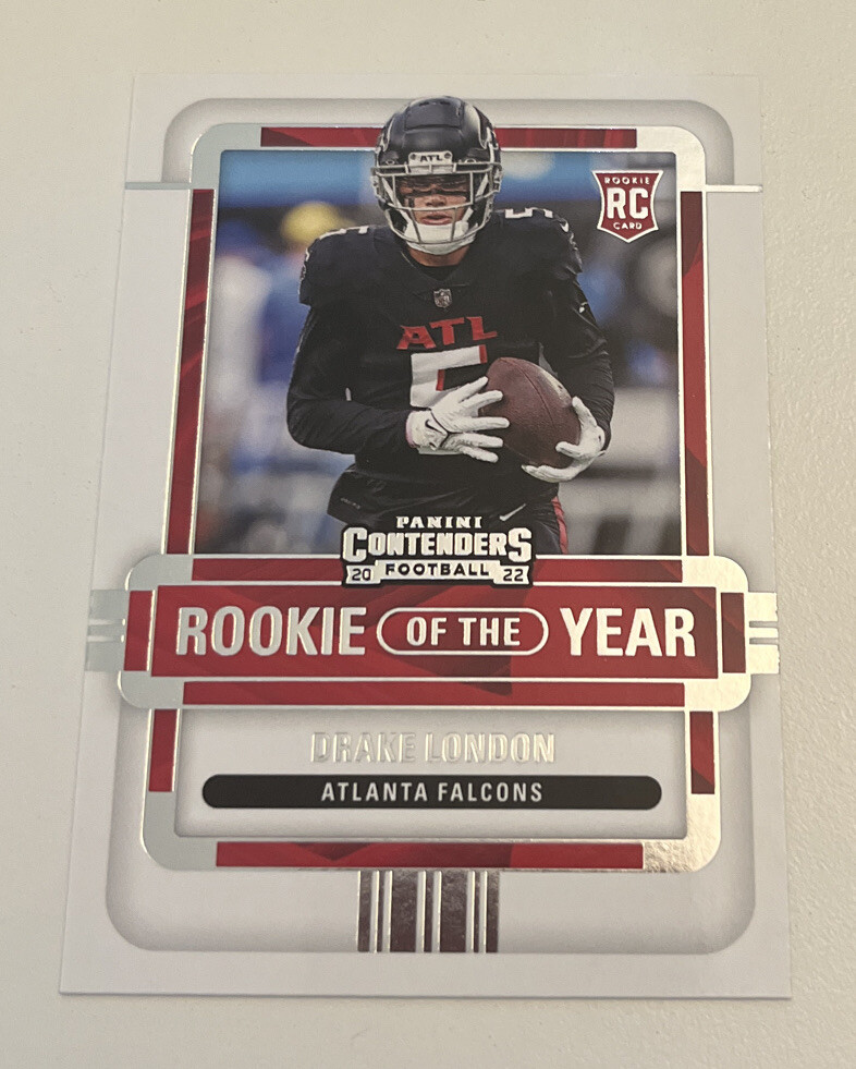 2022 Contenders Drake London#ROY-DLO Rookie of the Year Falcons