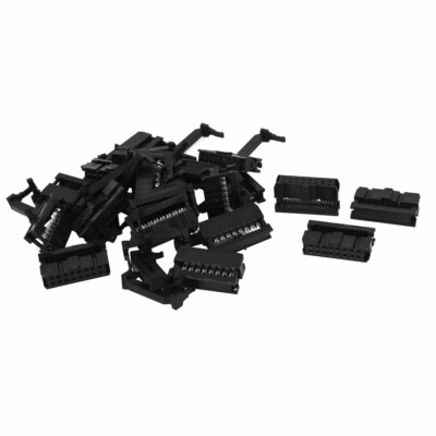 20Pcs FC-16P 16Pin 2.54mm Pitch ISP JTAG Socket Connector for Flat Ribbon Cable