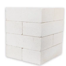 9x4.5x2.5" Insulating Firebrick IFB 2500F Pack of 8 Fire Brick