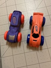 Lot of 2 Nerf Nitro Foam Racecars for Nerf Nitro Blaster Systems