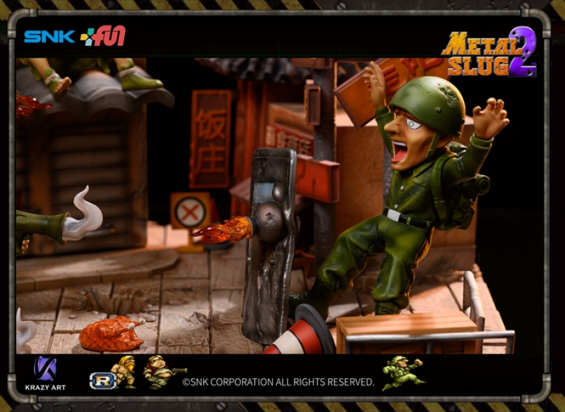 Krazy Art Studios Metal Slug 2 Fighting Chinatown Resin Krazy Art Studios Metal Slug 2 Fighting Chinatown Resin