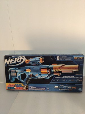 New Nerf Elite 2.0 Eaglepoint RD-8 Blaster w/16 NERF Elite Darts & Dart Storage