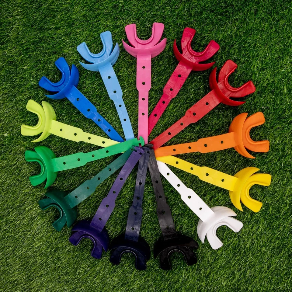 Vettex Double Mouthguard Lip Guard Protection Football Mouth Piece YOUTH - ADULT