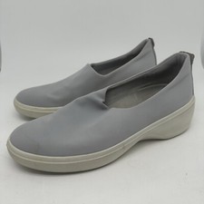 ECCO Soft 8-8.5 Wedge Slip-on Sneaker Silver ...