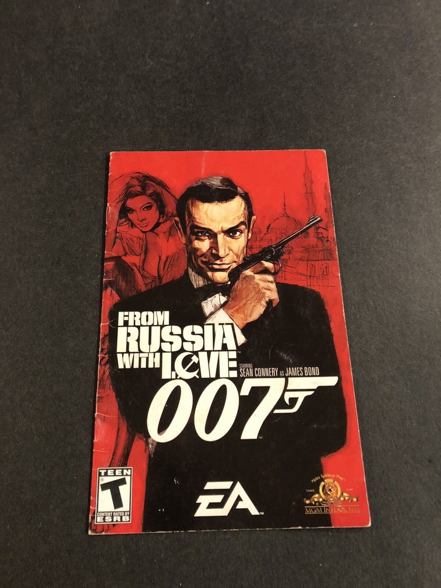 007 from russia with love ps2 manual only | eBay