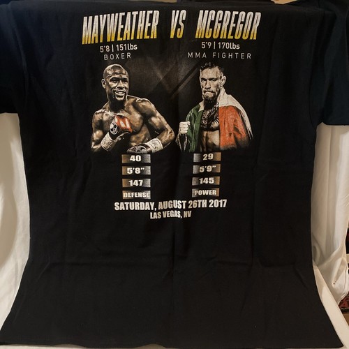 Floyd Mayweather Vs Conor McGregor The Money Fight Boxing MMA Size XL T-Shirt - Picture 4 of 5