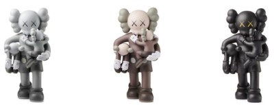 KAWS Companion Clean Slate Vinyl Figures 2018 Set of 3 (Brown  display picture 1