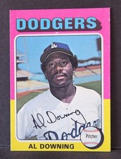 Al Downing 1975 Topps #498 Los Angeles Dodgers Baseball Card EX++