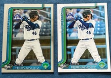 Jose Fernandez - 2x lot - 2025 Topps Pro Debut chrome & paper - Diamondbacks RC