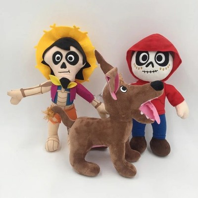 COCO Pixar Plush Toys 30cm Miguel Hector Dante Dog Death Pepita Stuffed Plush
