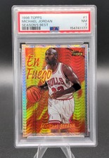 1996 Topps Season's Best Michael Jordan #1 card