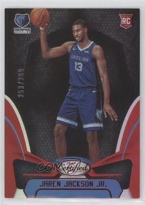2018-19 Certified Mirror Red 253/299 Jaren Jackson Jr #154 Rookie RC 8ww