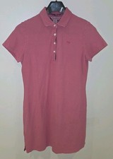 Tommy Bahama Vintage Pink Polo Shirt  Dress 100% Cotton Pull Over Women Sz S Y2K