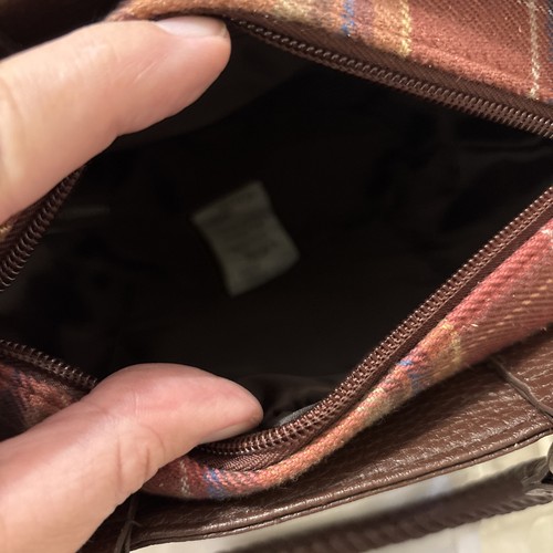 Longaberger Toboson kleine karierte Handtasche - Bild 13 von 14