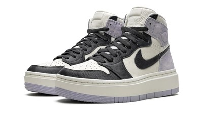Nike Air Jordan 1 Elevate High Purple White Sneaker Size US 10 Women / 8.5 Men
