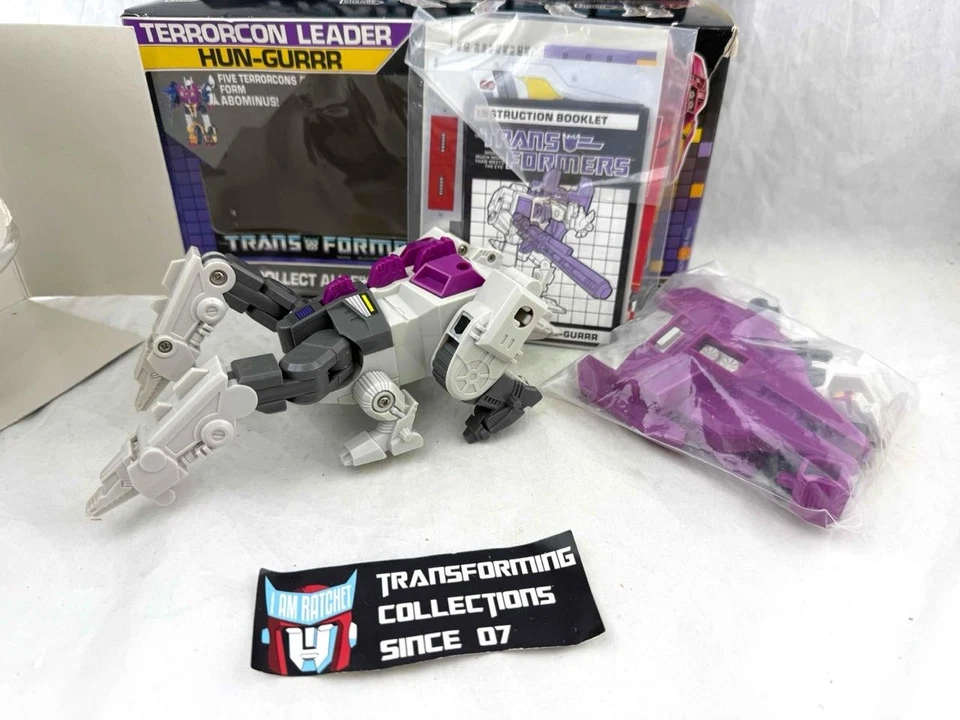 Transformers Original G1 1987 Terrorcon Hun-Gurrr for Abominus Complete w/ Box - Image 2 of 4
