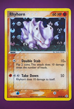 Pokemon TCG Rhyhorn 70/101 EX Hidden Legends Reverse Holo 2004 (NM+)