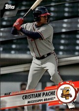 2019 Topps Pro Debut Cristian Pache #LB-CPA MiLB Leaps and Bounds Mississippi 3I