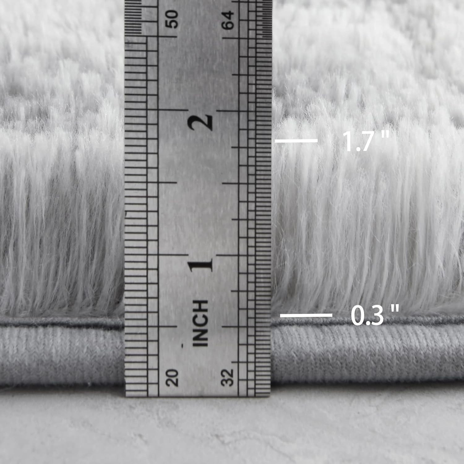 Hutha 4X6 Large Area Rugs for Living Room, Super Soft Fluffy Modern Bedroom Rug