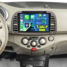 64G F&uuml;r NISSAN MICRA 3 K12 2002-2010 Android 15 Autoradio Apple CarPlay GPS NAVI