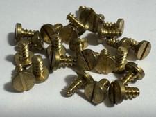 24x Rollei Germany Camera Screw 1.7mm X 4.1mm Length X 3.3mm Brass Machine NOS