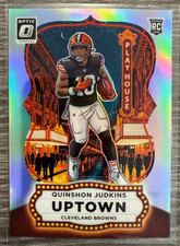 2025 Panini Optic Quinshon Judkins Uptown Prizm #17 Rookie (RC) Case Hit SSP