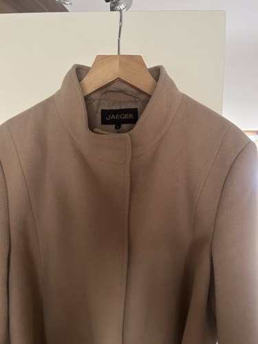 Jaeger kurzer Mantel mit Gürtel Camel Größe 12 (70) - Bild 7 von 12
