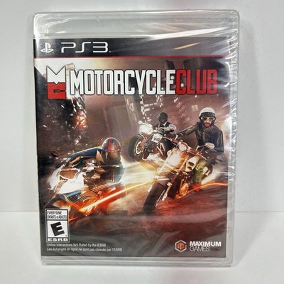 NWT Motorcycle Club PS3 Sony PlayStation 3 New Factory Seal BMW Yamaha Kawasaki