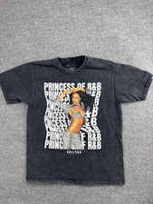 Aaliyah Princess Of R B Shirt Mens Large Black Graphic Tee Vintage Style