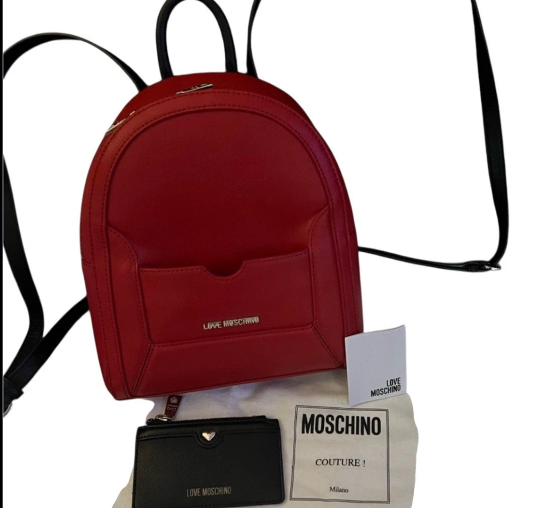 Moschino Backpack Red Bags & Handbags for Women for sale | eBay