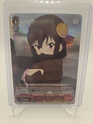  Tad Bit Shy  YunYun (SR) Foil - Weiss Schwarz KONOSUBA Re:Edit ENGLISH