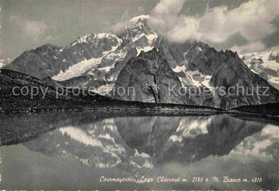 Courmayeur Lagoo Checrouit Monte Bianco