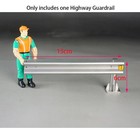 Metal Road Barrier Highway Fence Guardrail for 1/14 RC Car Off-road Truck Model — photo 2