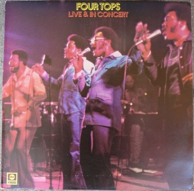 Four Tops - Live & In Concert (LP, Bla) (Near Mint (NM or M-)) - 3679091077
