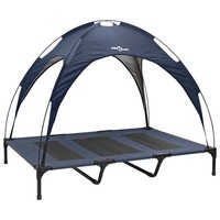 Hundebett Marineblau Stahlrahmen FüR GroßE Hunde 122X93X106,5 Cm