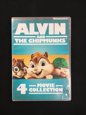 Alvin and the Chipmunks: 4-Movie Collection (DVD) Squeakquel Road Chip FREE S&H