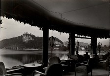 RPPC Bled Slovenia Lake View vintage postcard s215