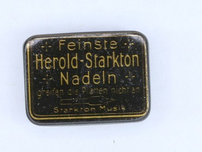 NADELDOSE ''Herold-Starkton''  ca. 110 Stück, Grammophon, 78rpm  D410