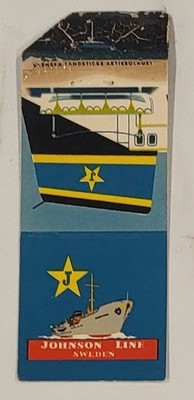 Matchcover Shipping Johnson Line Sweeden
