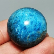 Rare Blue Apatite Ball Reiki Stone Healing