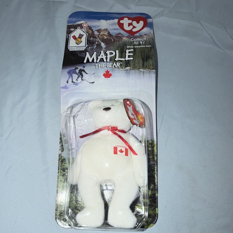 Ty Teenie Beanie Babies Maple the Bear 1999 McDonald's Collectible
