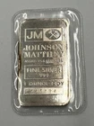 1 TROY OZ SILVER BAR JOHNSON MATTHEY SEALED 999 Fine SERIAL NUMBER JM