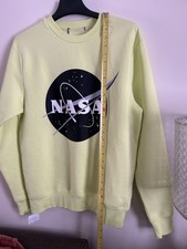 NASA Yellow Soft Sweatshirt. Men  s Med Or Ladies Large - No Tag
